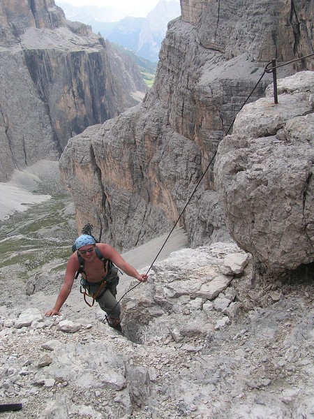 FERRATA POSSNECKER NA SELLASPITZE 2941 M  